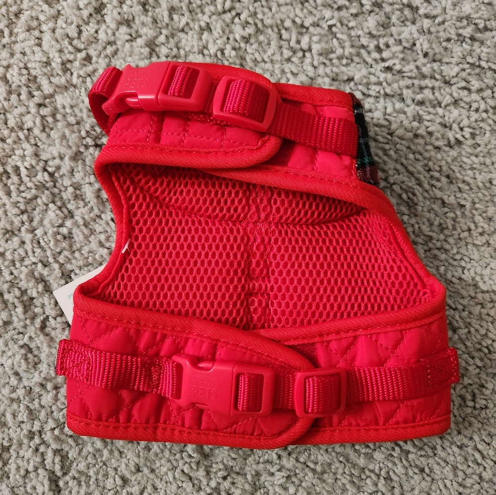Martha Stewart Pets Red Quilted Dog Vest - Picture 3 of 4